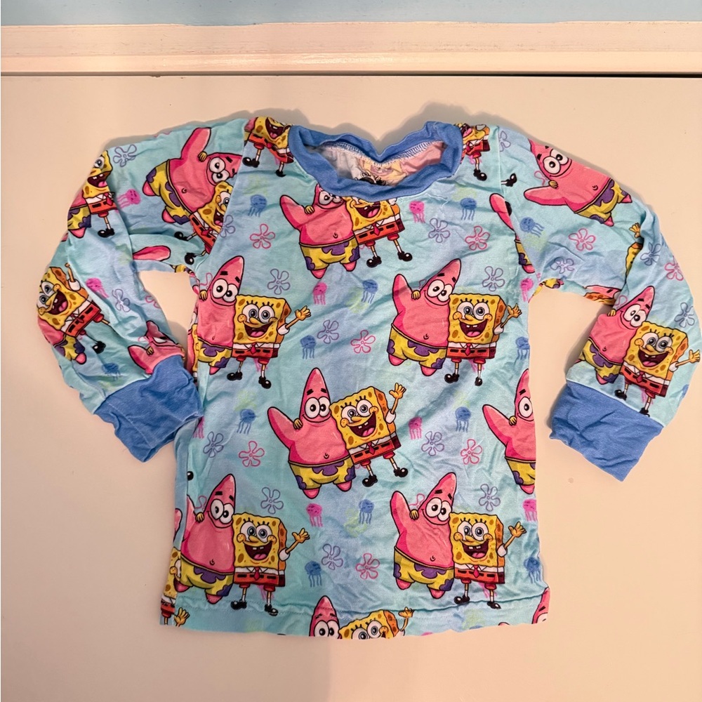 SpongeBob Bamboo PJ Set! 6-12 months - KLR Creations